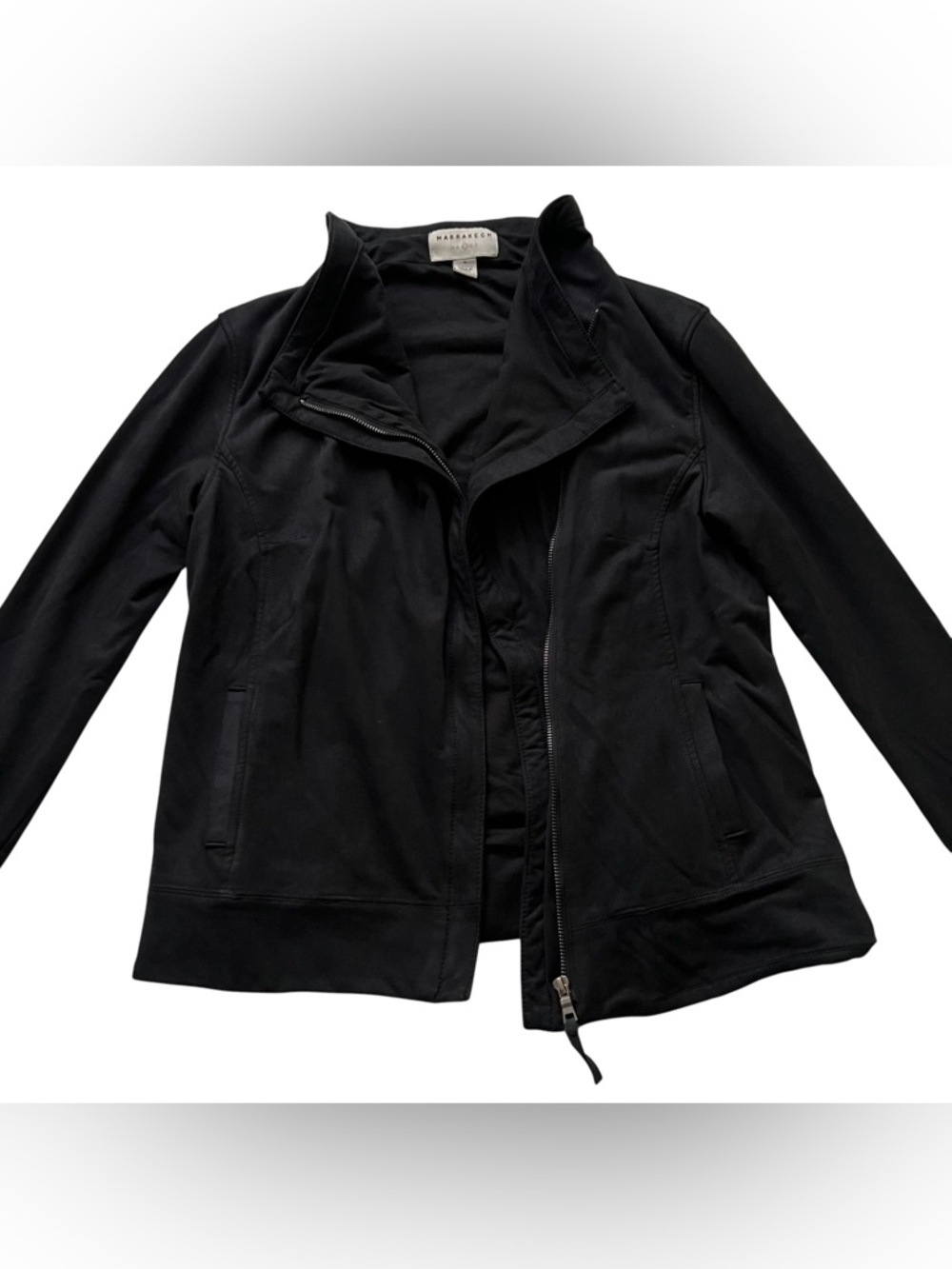 MARRAKECH MCMCC Women’s Faux Suede Moto Style Zip Jacket
• Size Medium